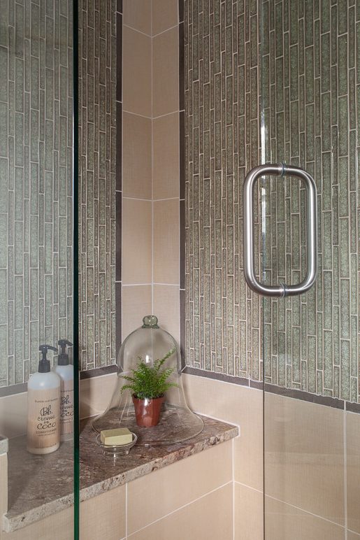 Lake house interior in olive, camel, and slate by Christopher Patrick Interiors